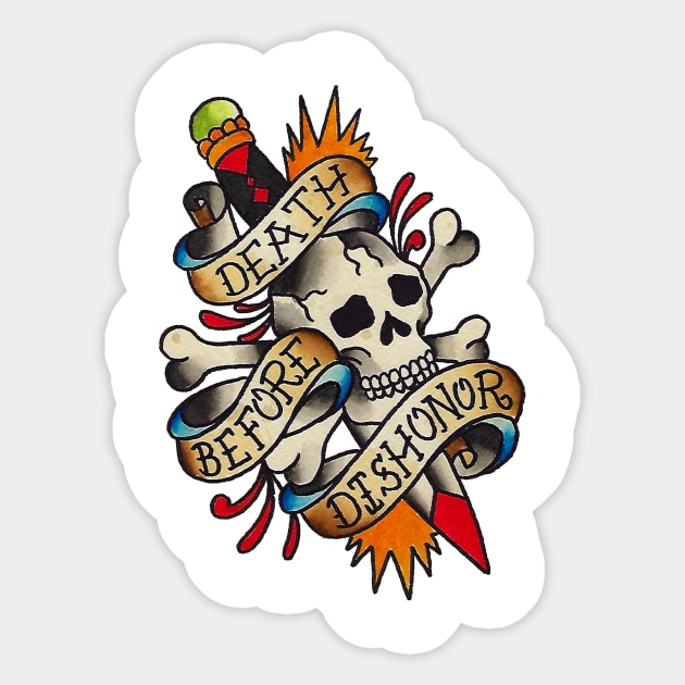 Death Before Dishonor Sticker by TimPangburn